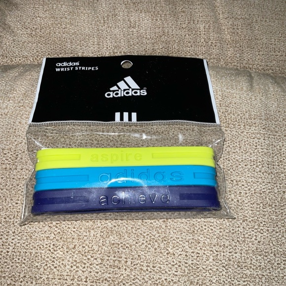 adidas Other - NEW Adidas SUPERSTAR Stripes Baller Bands Wrist Stripes Aspire Achieve Adidas